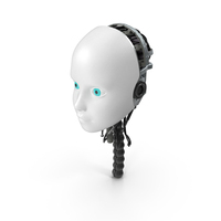 Cyborg Child Head PNG & PSD Images