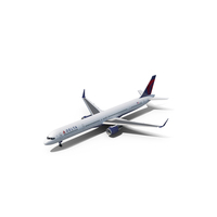 Delta Air Lines Boeing 757-300 With Cabin And Doors PNG & PSD Images