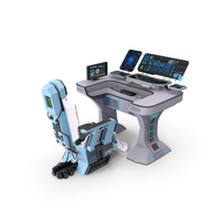 Futuristic Command Station PNG & PSD Images