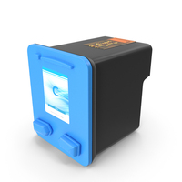 CYAN Inkjet Printer Cartridge PNG & PSD Images