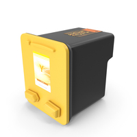 Yellow Inkjet Cartridge PNG & PSD Images