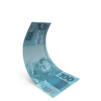 Brazil 100 Reais Falling Money Note PNG & PSD Images