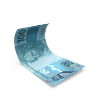 Brazil 100 Reais Money Fly Note PNG & PSD Images