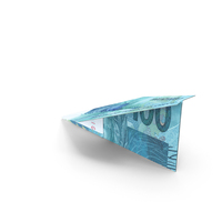 Brazil 100 Reais Money Note Paper Plane PNG & PSD Images
