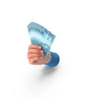 Brazil 100 Reais Notes Holding Hand Money PNG & PSD Images