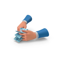 Counting Brazil 100 Reais Money Notes Hand Hold PNG & PSD Images