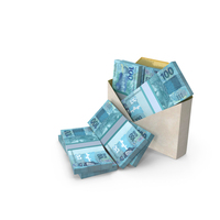 Envelop With Brazil 100 Reais Money Notes Currency Lots PNG & PSD Images
