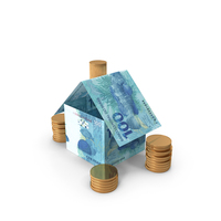Home With Brazil 100 Reais Money Notes Currency Coins PNG & PSD Images