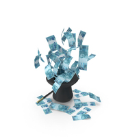 Magic Hat Brazil 100 Reais Money Fly Out PNG & PSD Images