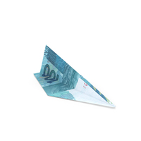 Paper Plane Brazil 100 Reais Money Note PNG & PSD Images