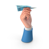 Paper Plane Brazil 100 Reais Note Hand Hold PNG & PSD Images