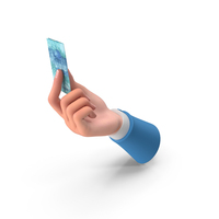 Showing Folded Brazil 100 Reais Hand PNG & PSD Images