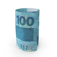 Single Brazil 100 Reais Money Role Note PNG & PSD Images
