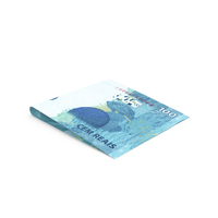 Single Brazil 100 Reais Proper Fold Ground PNG & PSD Images