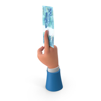 With Two Finger Brazil 100 Reais Money Note Hand Hold PNG & PSD Images