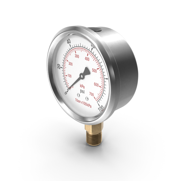 Pressure Gauge Double Scale PNG & PSD Images