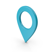 Map Pin Blue PNG & PSD Images