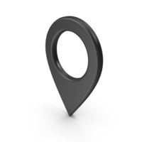 Map Pin Black PNG & PSD Images