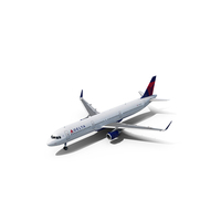 Delta Airlines Airbus A321 With Interior And Doors PNG & PSD Images