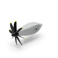 Futuristic Hydrogen Aircraft Engine Gen PNG & PSD Images