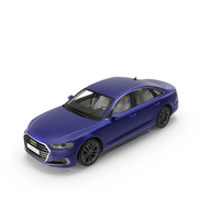 Audi A8 Luxury Sedan Simplified PNG & PSD Images