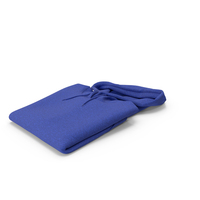 Folded Hoodie Blue PNG & PSD Images