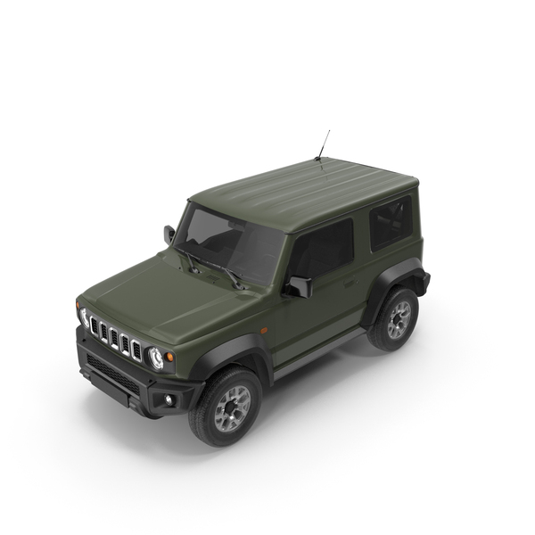 Modern Three Door SUV Green PNG & PSD Images