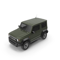 Modern Three Door SUV Green PNG & PSD Images