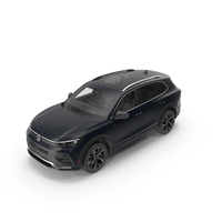 Volkswagen Tiguan 2024 R-Line Black PNG & PSD Images