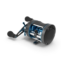 Round Baitcasting Reel PNG & PSD Images