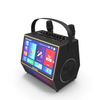 PRONEXT Karaoke Machine With 2 Microphones PNG & PSD Images