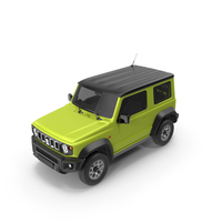 Suzuki Jimny 2025 Three Door SUV Green PNG & PSD Images