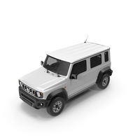 SUV Suzuki Jimny 2025 White PNG & PSD Images