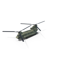 Transport Helicopter CH 47 Chinook With Cargo PNG & PSD Images