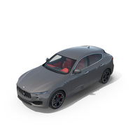 Maserati Levante SUV Gray Simplified PNG & PSD Images