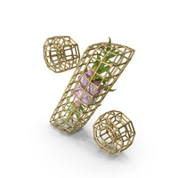 Peonies In Cage Percent PNG & PSD Images