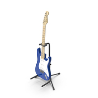 Fender Stratocaster With stand PNG & PSD Images