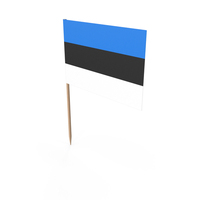 Cocktail Toothpick Stick Estonia Flag Straight PNG & PSD Images