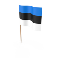 Cocktail Toothpick Stick Estonia Flag Wavy PNG & PSD Images