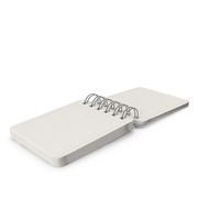 Spiral Notebook Lying On The Ground With Grey Lined Pages Flipping PNG & PSD Images