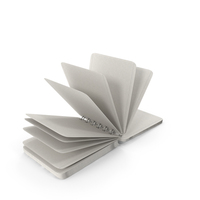 Spiral Notebook Lying On The Ground With Some Grey Lined Pages Flipping PNG & PSD Images
