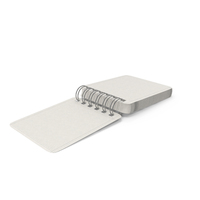 Spiral Notebook On The Ground With All Grey Lined Pages Flipping Except One PNG & PSD Images