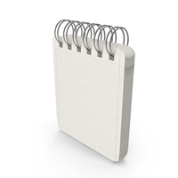 Straight Spiral Notebook With Grey Lined Pages PNG & PSD Images
