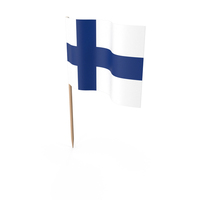Cocktail Toothpick Stick Finland Flag Wavy PNG & PSD Images