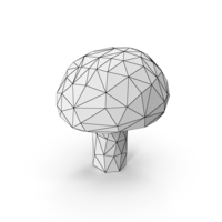 Wireframe Mushroom PNG & PSD Images