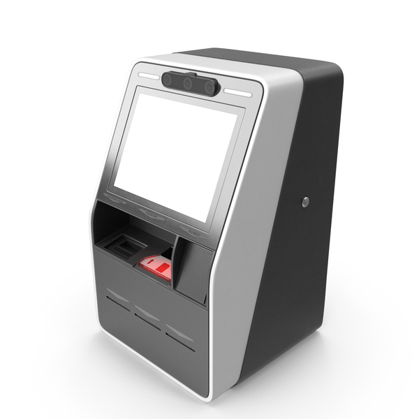 Airport Automated ID and Biometrics Bordercrossing Turnstile PNG & PSD Images