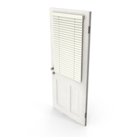 Exterior Door with Blinds PNG & PSD Images