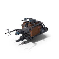 Futuristic Spacecraft with Mechanical Arms PNG & PSD Images