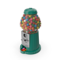 Retro Gumball Machine PNG & PSD Images