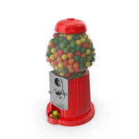 Retro Gumball Machine PNG & PSD Images